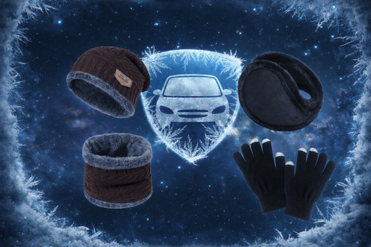 Winter Warm Beanie Scarf Gloves Set FrostFix